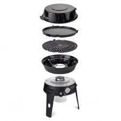 Cadac Chef 30 Deluxe HP gassgrill for engangsflaske, perfekt for camping med telt, campingvogn eller bobil.